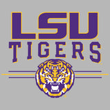 Women's LSU Tigers Premium Tri-Blend Tee Shirt - LSU Tigers 3-Stripe