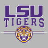 Women's LSU Tigers Long Sleeve Hooded Tee Shirt - LSU Tigers 3-Stripe