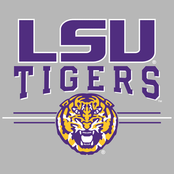 LSU Tigers Tee Shirt - LSU Tigers 3-Stripe