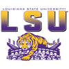 LSU Tigers Hooded Sweatshirt - LSU Tiger Stadium Full Color Fade