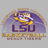 Women's LSU Tigers Long Sleeve V-Neck Tee Shirt - LSU Basketball Geaux Tigers