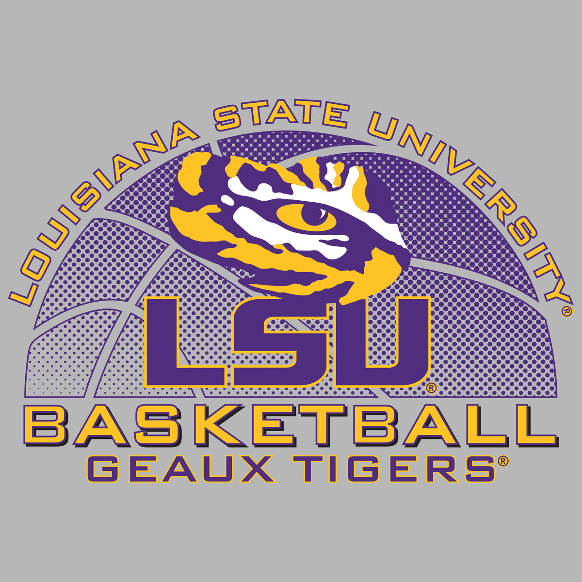 LSU Tigers Premium Fleece Sweatpants - LSU Basketball Geaux Tigers