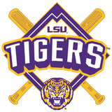 Women's LSU Tigers Premium Tri-Blend Tee Shirt - LSU Baseball Diamond