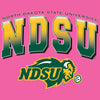 Women's NDSU Bison Premium Tri-Blend Tee Shirt - Full Color NDSU Fade with Logo