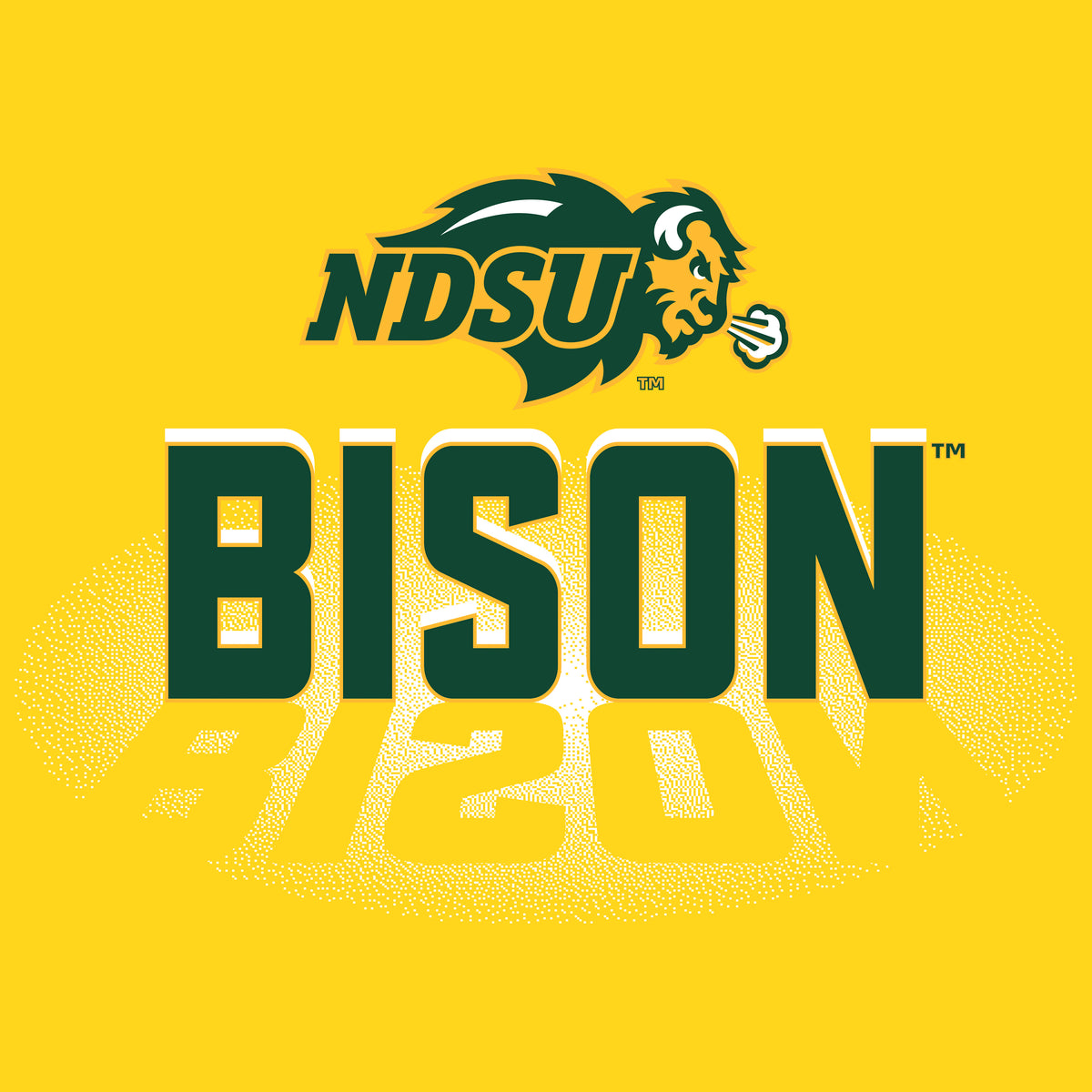 NDSU Bison Tee Shirt - Spotlight Bison