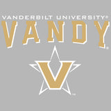 Women's Vanderbilt Commodores Long Sleeve Hooded Shirt - Vandy with Primary Logo