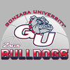 Women's Gonzaga Bulldogs Long Sleeve V-Neck Tee Shirt - Gonzaga Basketball