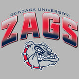 Women's Gonzaga Bulldogs Premium Tri-Blend Tee Shirt - Zags Full Color Fade