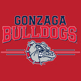 Gonzaga Bulldogs Crewneck Sweatshirt - Gonzaga Bulldogs 3 Stripe