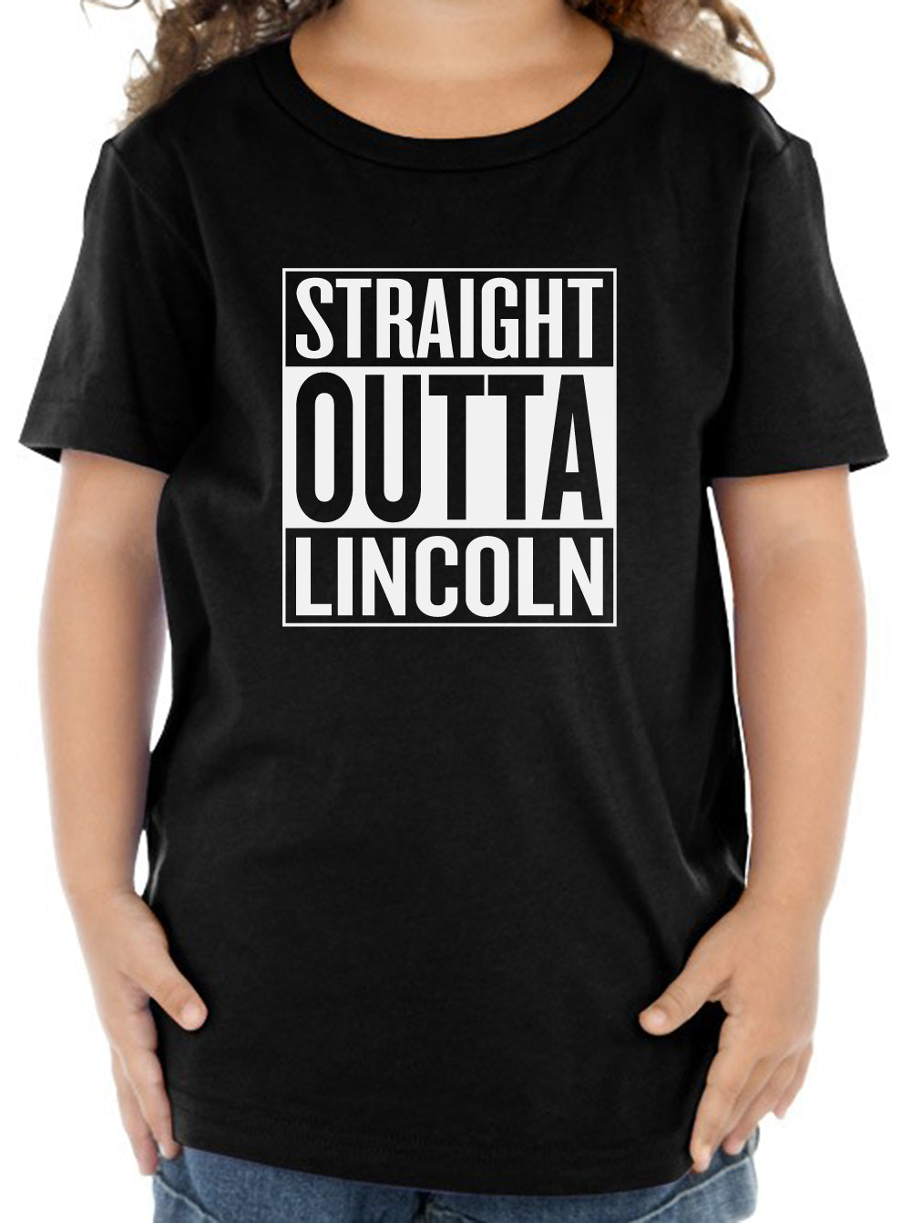 Nebraska Toddler Tee Shirt - STRAIGHT OUTTA LINCOLN