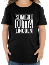 Nebraska Toddler Tee Shirt - STRAIGHT OUTTA LINCOLN