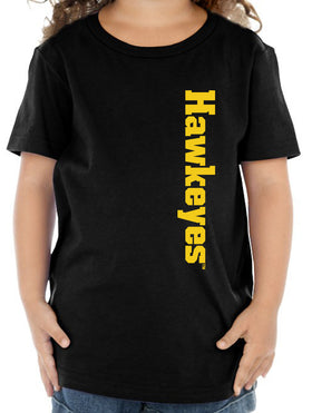 Iowa Hawkeyes Toddler Tee Shirt - Vertical Offset Hawkeyes