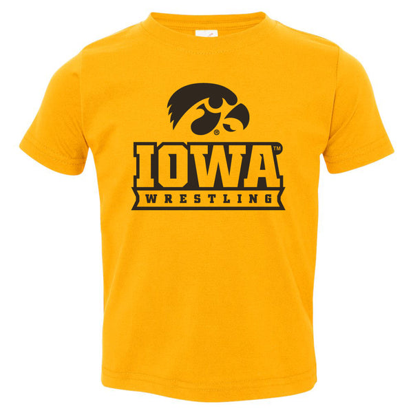 Iowa Hawkeyes Toddler Tee Shirt - Iowa Hawkeyes Wrestling