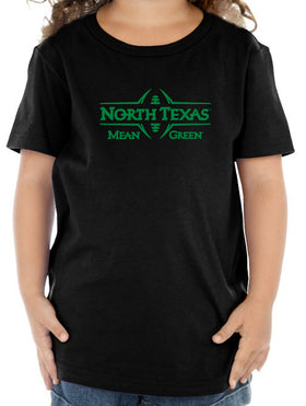 North Texas Mean Green Toddler Tee Shirt - North Texas Football Laces