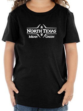 North Texas Mean Green Toddler Tee Shirt - Mean Green Football Laces