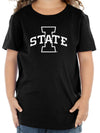 Iowa State Cyclones Toddler Tee Shirt - I-State Primary Logo Blackout