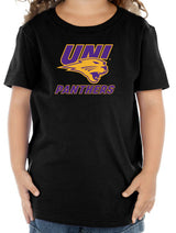 Northern Iowa Panthers Toddler Tee Shirt - Purple and Gold Primary Logo
