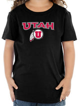 Utah Utes Toddler Tee Shirt - Circle & Feather Logo