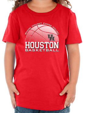 Houston Cougars Toddler Tee Shirt - Houston Cougars Basketball Coogs House