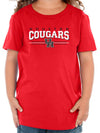 Houston Cougars Toddler Tee Shirt - Cougars 3-Stripe UH Logo