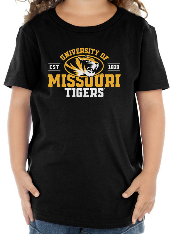 Missouri Tigers Toddler Tee Shirt - University of Missouri EST 1839