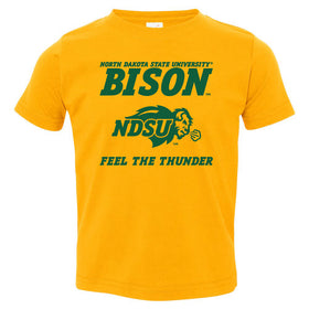 NDSU Bison Toddler Tee Shirt - NDSU Bison Feel The Thunder