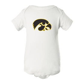 Iowa Hawkeyes Infant Onesie - Official 2-Color Tigerhawk Logo