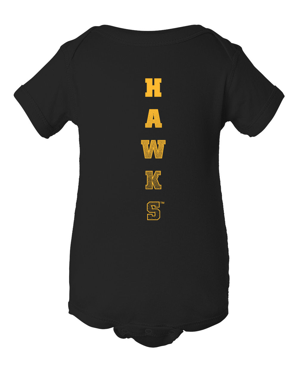 Iowa Hawkeyes Infant Onesie - Vertical Hawks Fade
