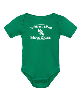 North Texas Mean Green Infant Onesie - UNT Arch Primary Logo