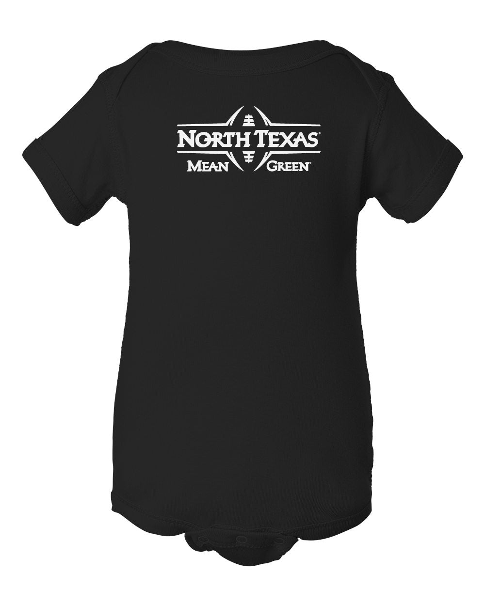 North Texas Mean Green Infant Onesie - Mean Green Football Laces