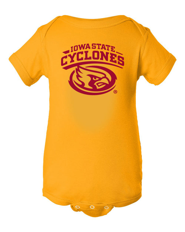 Iowa State Cyclones Infant Onesie - Cy The ISU Cyclones Mascot Swirl