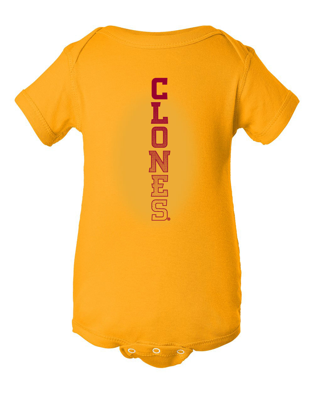 Iowa State Cyclones Infant Onesie - Vertical Clones Fade