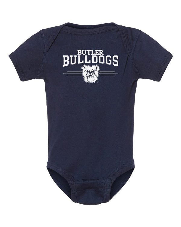 Butler Bulldogs Infant Onesie - Bulldogs 3 Stripe Primary Logo