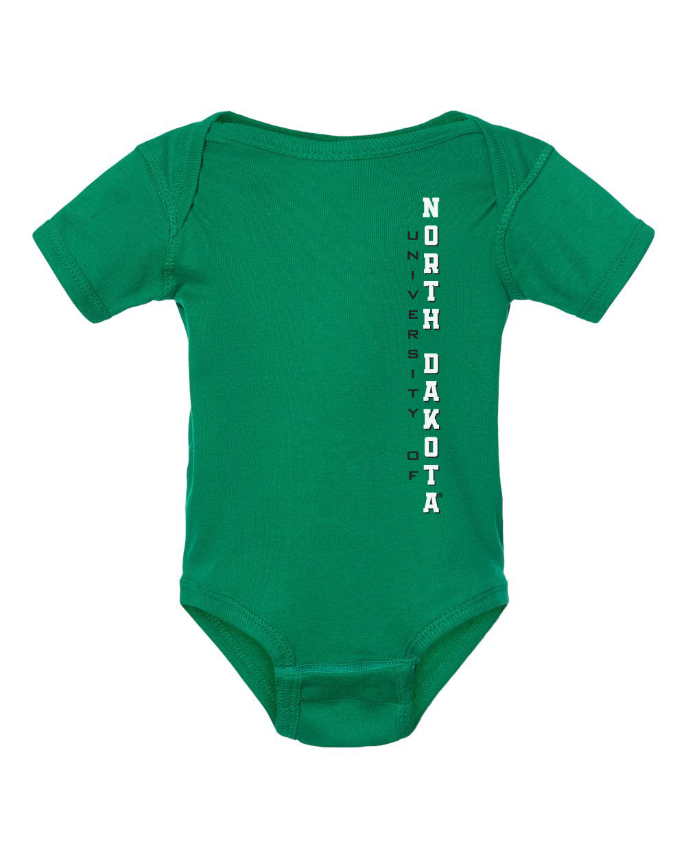 North Dakota Fighting Hawks Infant Onesie - Vertical University of North Dakota