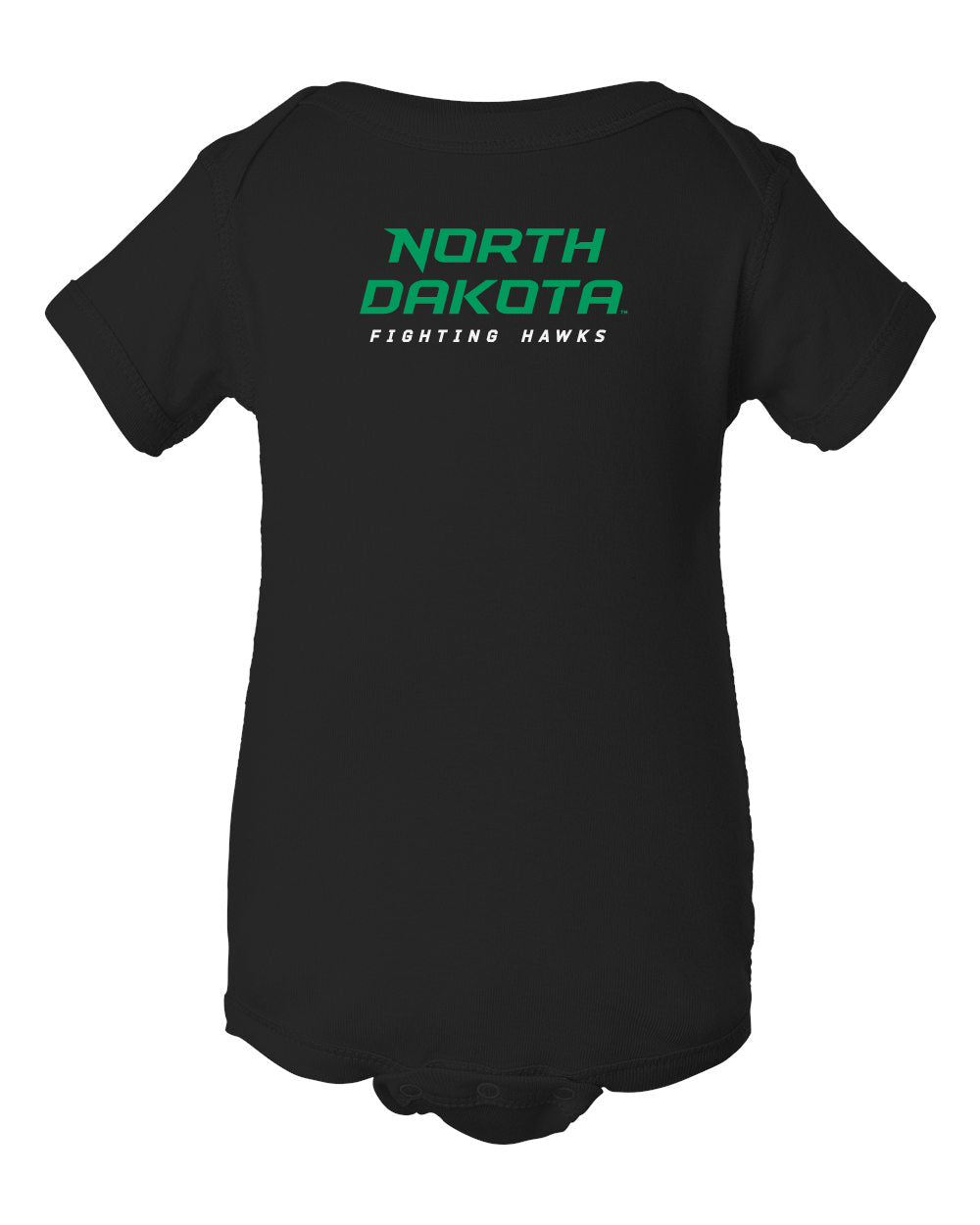 North Dakota Fighting Hawks Infant Onesie - Official Stacked UND Word Mark