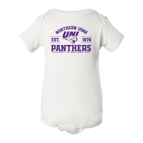 Northern Iowa Panthers Infant Onesie - UNI Established 1876