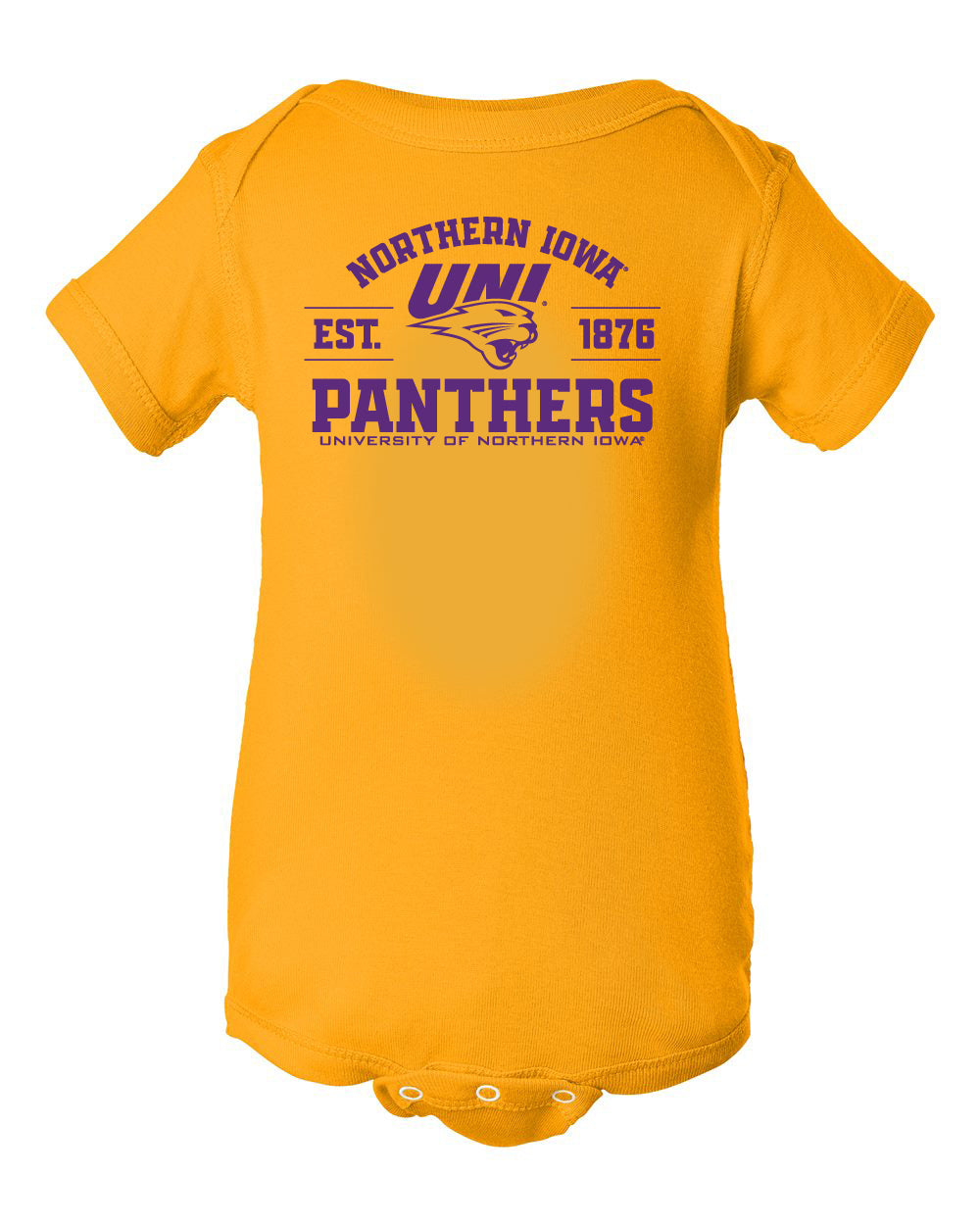 Northern Iowa Panthers Infant Onesie - UNI Established 1876