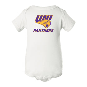 Northern Iowa Panthers Infant Onesie - Purple and Gold Primary Logo