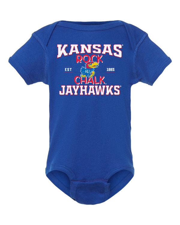 Kansas Jayhawks Infant Onesie - Rock Chalk Jayhawks