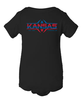 Kansas Jayhawks Infant Onesie - Kansas Football Laces