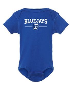 Creighton Bluejays Infant Onesie - Bluejays 3 Stripe Primary Logo