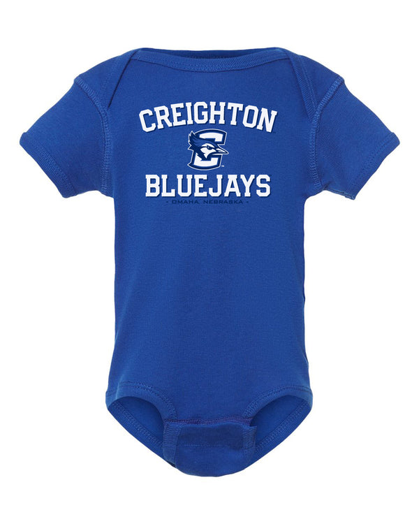 Creighton Bluejays Infant Onesie - Creighton Arch Primary Logo