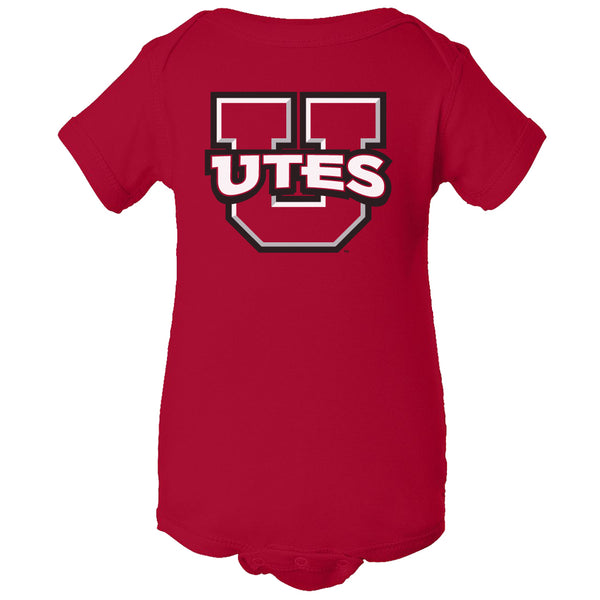Utah Utes Infant Onesie - Block U Utes Logo