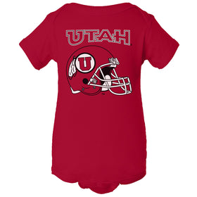 Utah Utes Infant Onesie - Utah Utes Football Helmet