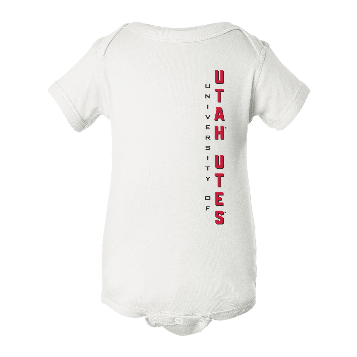 Utah Utes Infant Onesie - Vertical Utah Utes