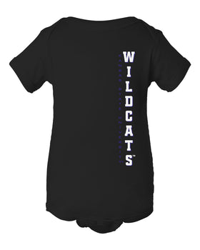 K-State Wildcats Infant Onesie - Vertical KSU Wildcats
