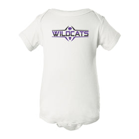 K-State Wildcats Infant Onesie - Striped Wildcats Football Laces