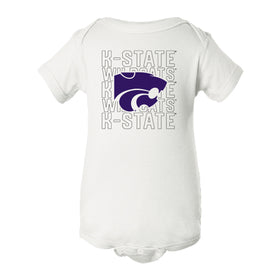 K-State Wildcats Infant Onesie - Powercat Overlay