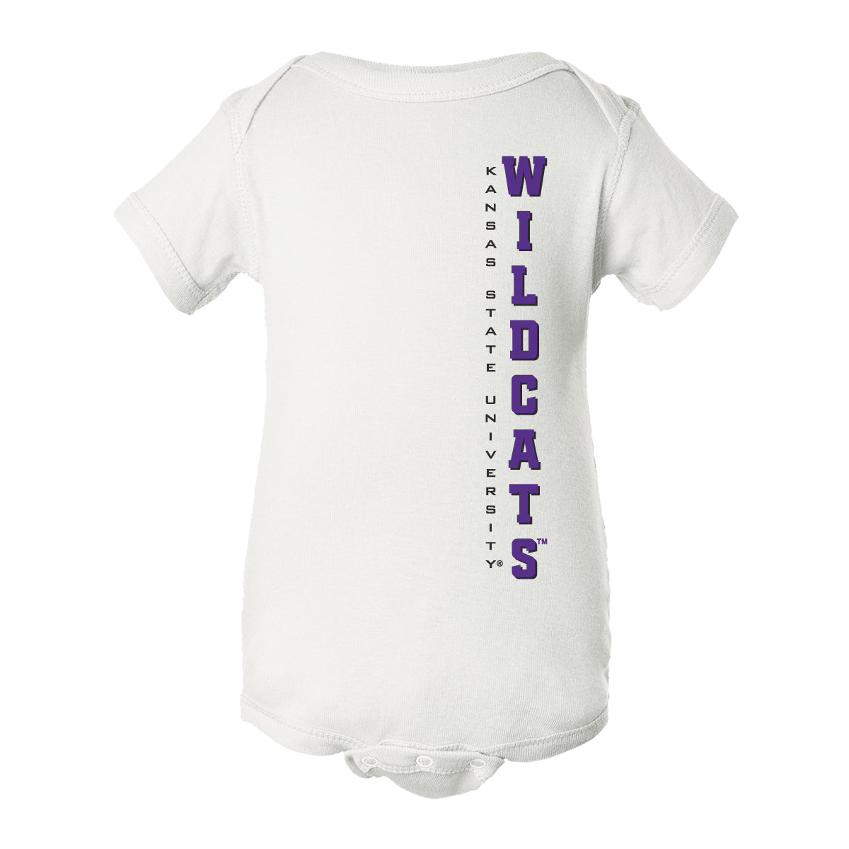 K-State Wildcats Infant Onesie - Vertical Kansas State Wildcats