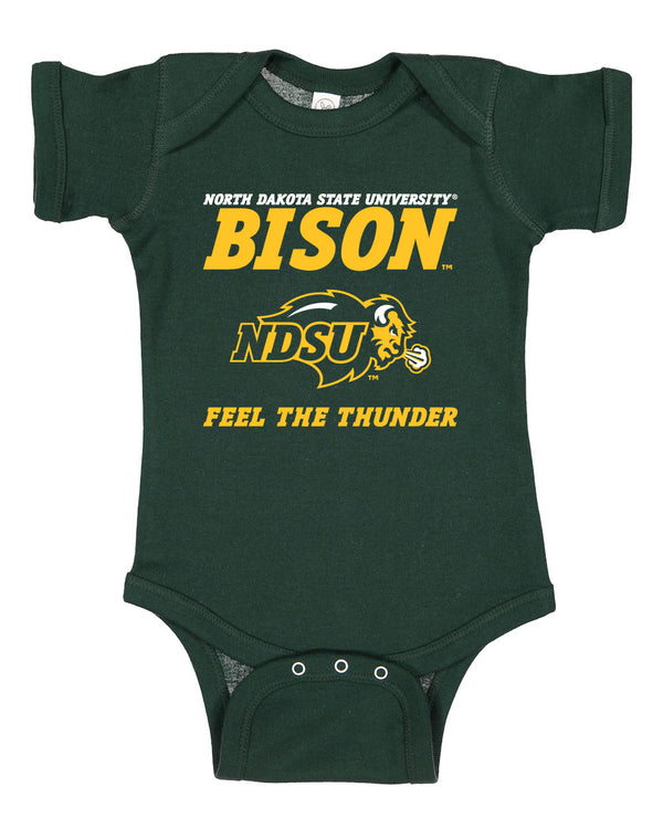 NDSU Bison Infant Onesie - Bison Feel The Thunder